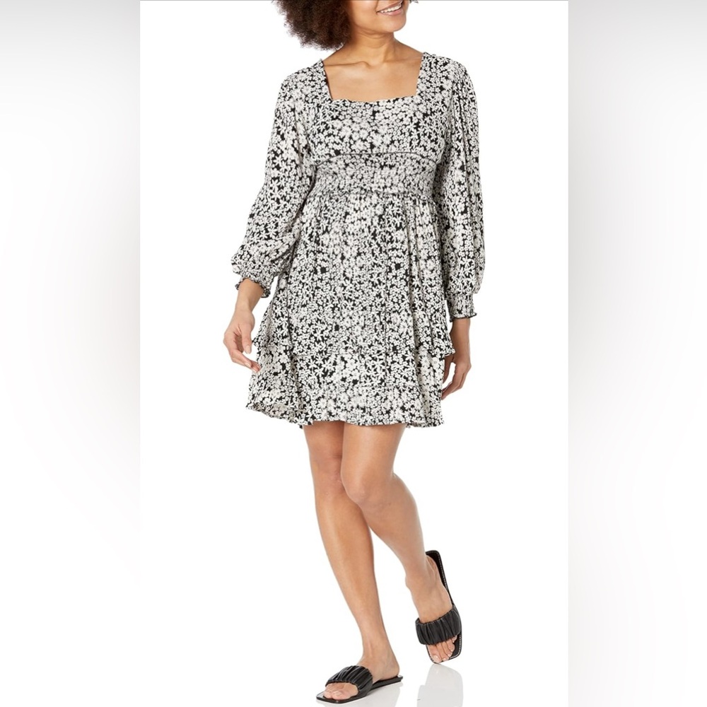 Angie | Long Sleeve Floral Dress